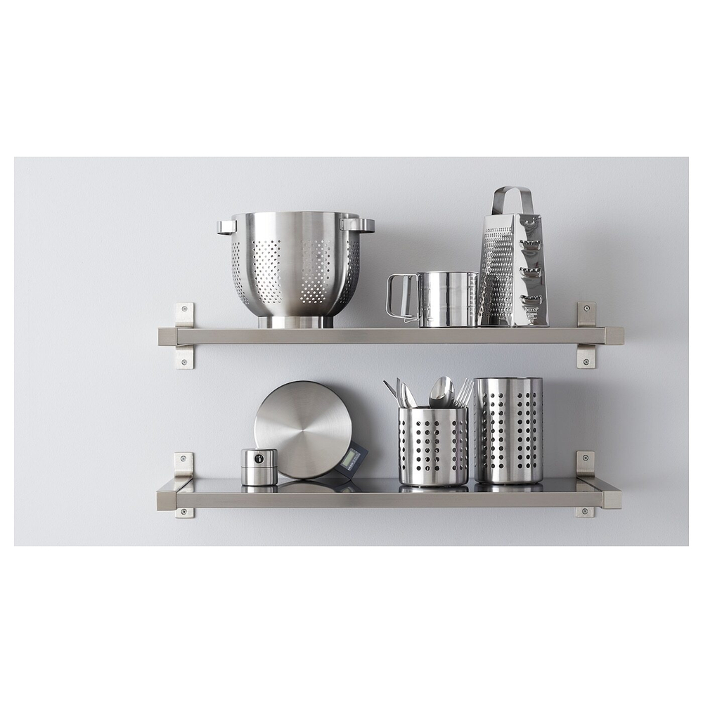 IKEA ORDNING  (ИКЕА ОРДНИНГ)  -  Контейнер для посуды, нержавеющая сталь, 18 см