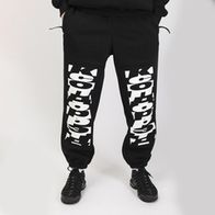 Штаны спорт. CODERED Trainer Cyrillic, черный, утеп.