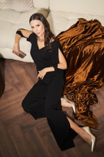 3979 Комбинезон женский (черный)