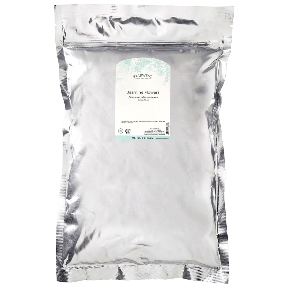 Starwest Botanicals, Цветы жасмина, 453,6 г (1 фунт)