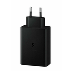 Быстрое зарядное устройство для смартфонов Iphone и Android на 3 порта 65w, черный