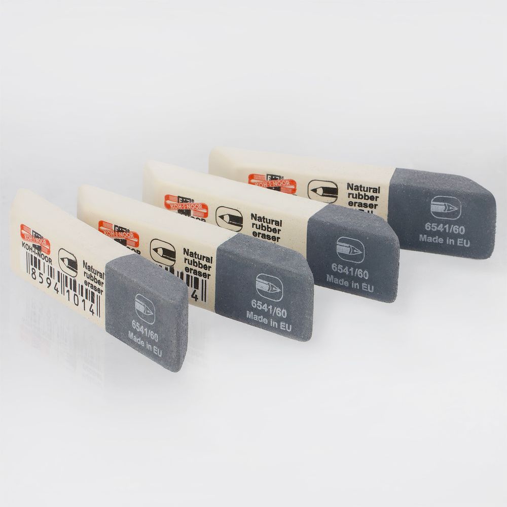 Набор Ластик Koh-i-noor Sanpearl 6541/60, каучук комбинированный, 4шт