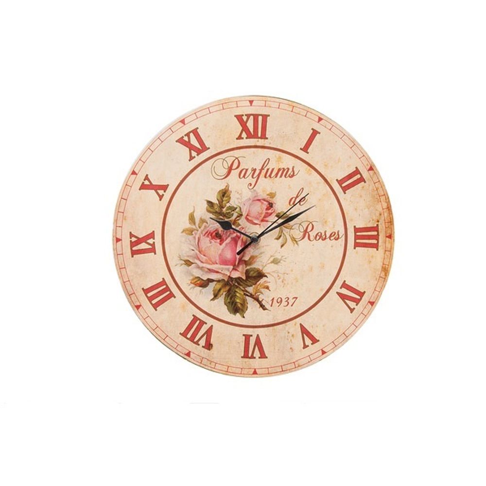 Часы с розами 30 см [Арт. SEB11406]