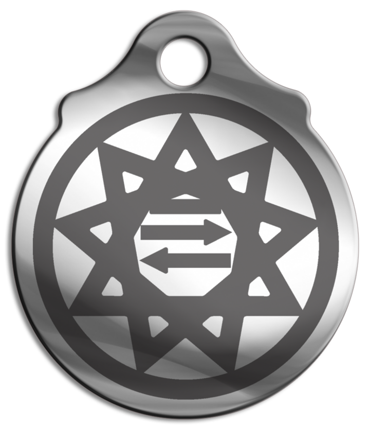 Амулет Славянский зодиак № 08 Чертог Аиста (Бусла), медицинская сталь