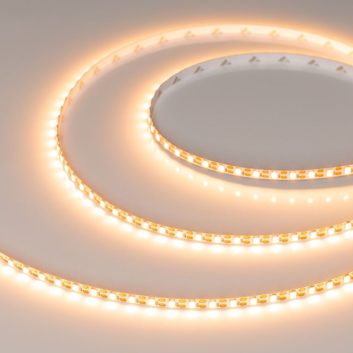 Светодиодная лента FC-A120-5mm 24V Warm2400-CX1 (10 W/m, IP20, 5m) Arlight 052783