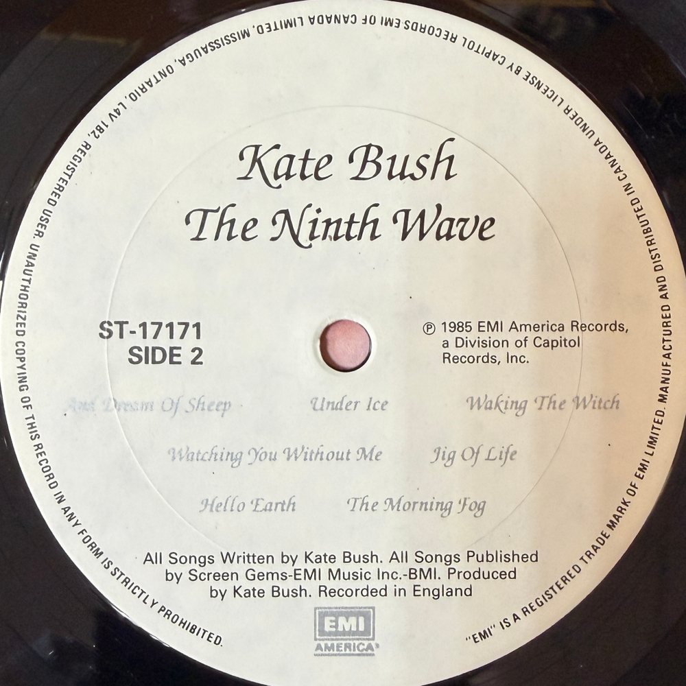 Kate Bush ‎– Hounds Of Love (Канада 1985г.)