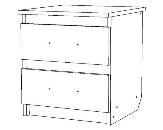 Тумба прикроватная ВЕНА-2