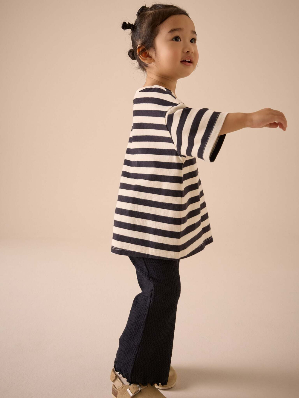 Футболка для девочки Next E46-546, Черный, Белый