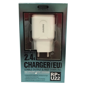 Сетевое зарядное устройство USB Remax RP-U22 (2A, 2 порта)