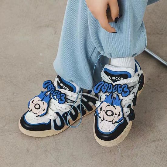 Кроссовки Old Order Skater 001 Black/White/Blue