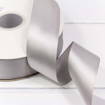 Лента Атласная 3,8см х 110м Полиэстер класс А (Серый)