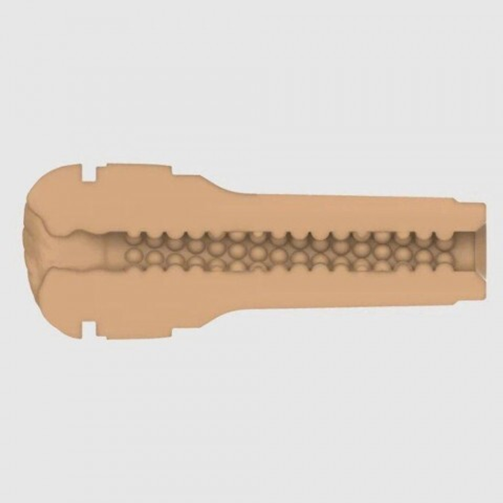 Мастурбатор Feel Stroker от KIIROO вульва (светло-коричневый)