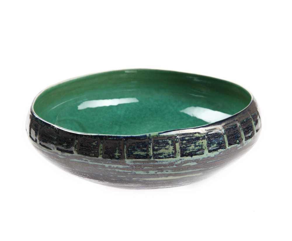 Чаша декоративная керамическая в центр стола Profound от S. Bernardo из Португалии