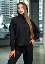 Костюм с топом толстовкой и штанами купить