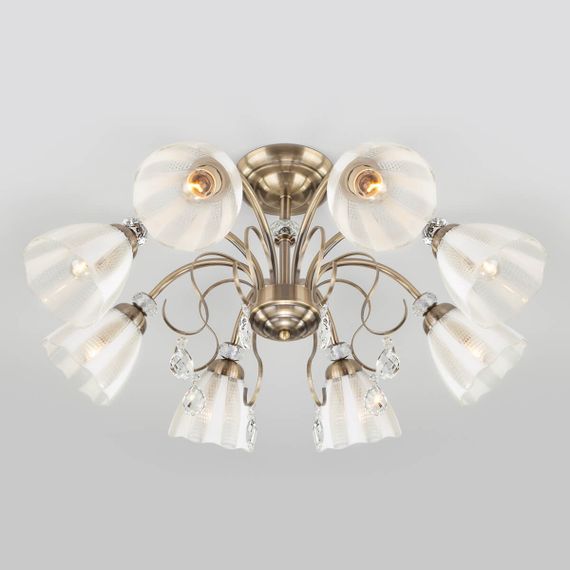 Потолочный светильник Eurosvet 30155/8 античная бронза