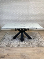 Кухонный раздвижной стол "Спайдер", итальянский мрамор