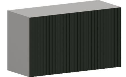 Кухня Модуль ШВГ 819 Белый / Насыщенно-зеленый