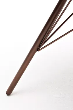 "Конте" интерьерный стол из HPL 70x70см, цвет "дуб"