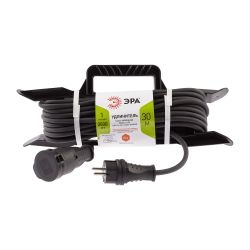 Удлинитель силовой ЭРА UFx-1e-3x1,5-30m-IP44(KG) на рамке с заземлением 1 розетка 30 м КГ 3х1,5мм2 | Силовые удлинители