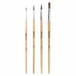 Набор кистей пони, 4шт (2 3 4 6), в блистере, Brauberg