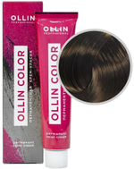 OLLIN COLOR 4/3 шатен золотистый 60мл Перманентная крем-краска для волос