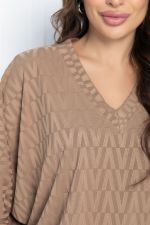 Блуза Вэнсдей (кофе) Б11459 LT Collection