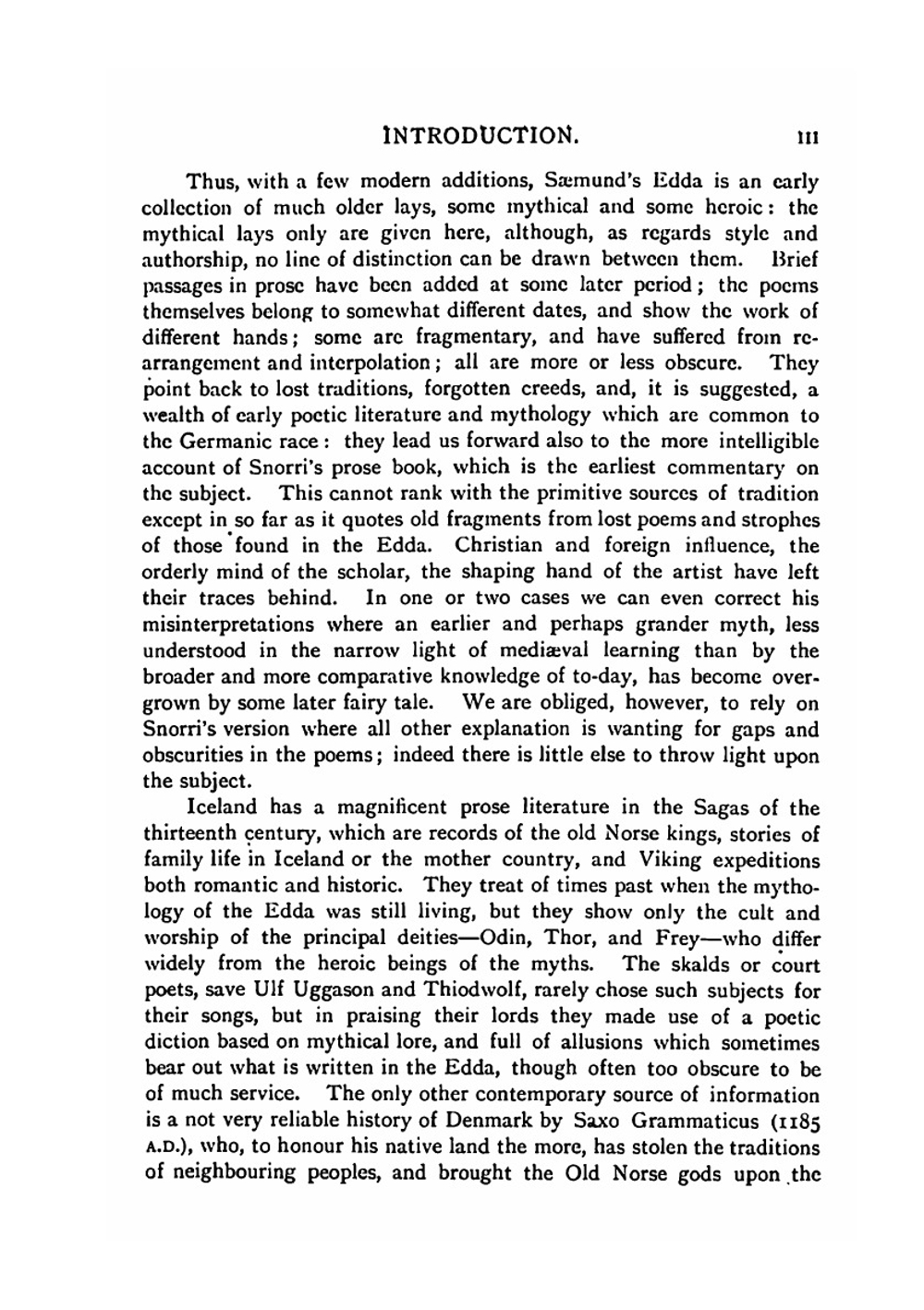 The Elder or Poetic Edda commonly known as Saemund's Edda. Part 1. The Mythological Poems | Oliver Bray