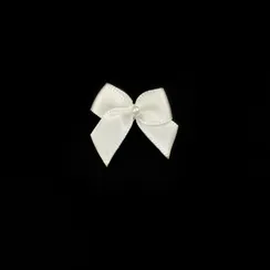 Бантик молочный с бусинкой, Arta-F