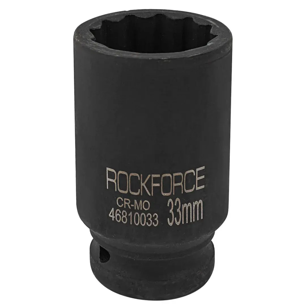 Головка ударная глубокая 3/4'', 33мм (12гр.) RockForce RF-46810033