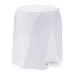 Контейнер для мусора ПРИЗМА 4,5л с педалью белый (комплект 3 шт)