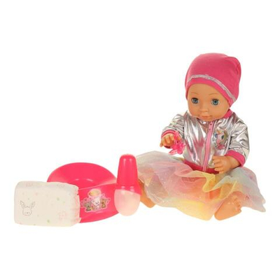 Пупс озвуч. "Сашенька" 40см. музыка-Шаинский, пьет, писает, закр. глазки, 4 акс, 2000 слов (Карапуз)