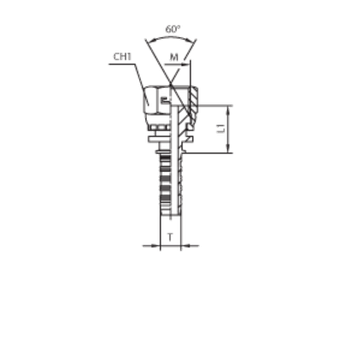 Фитинг DN 08 DKM (Г) 16x1.5