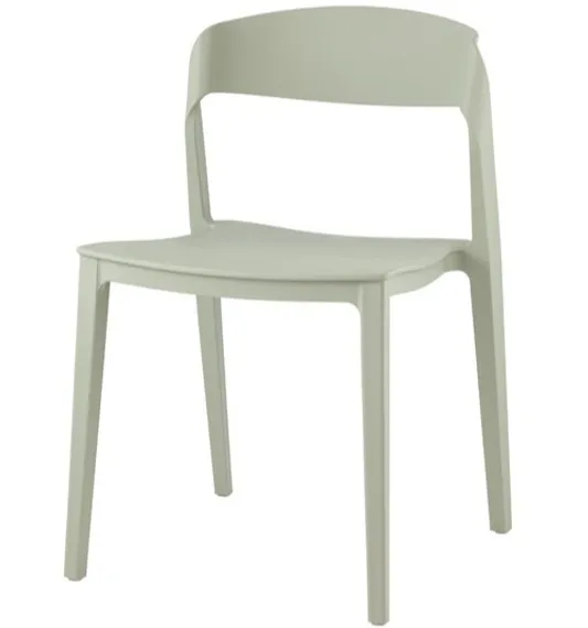 Стул Moris пластик серо-зеленый