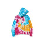 A Bathing Ape Tie Dye Ponr Shark Wide Full Zip Худи