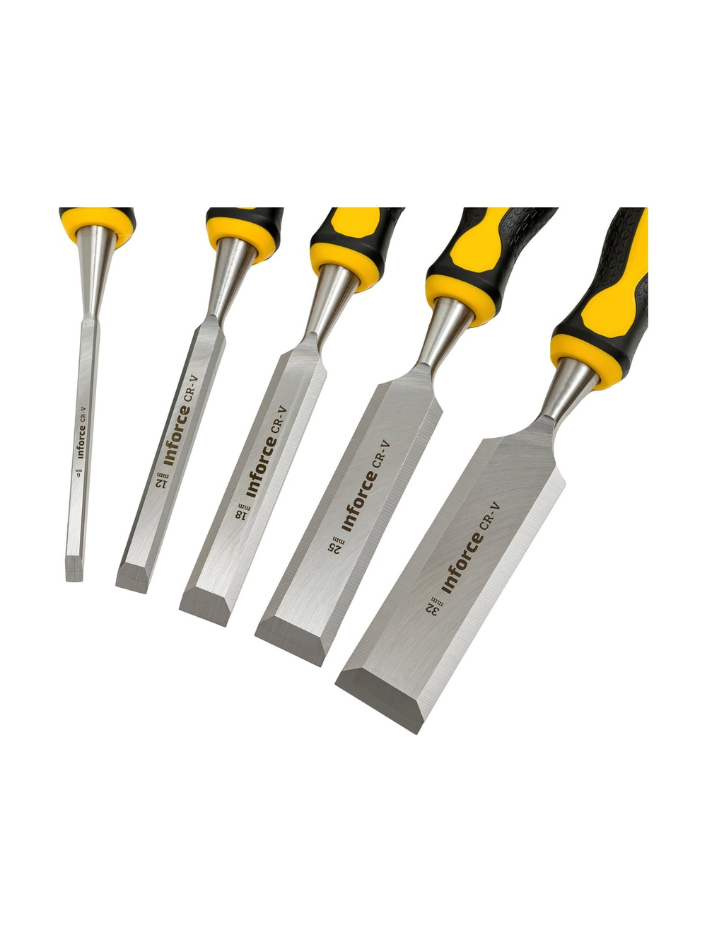Набор стамесок Inforce 5 шт., 6,12,18,25,32 мм 06-15-04
