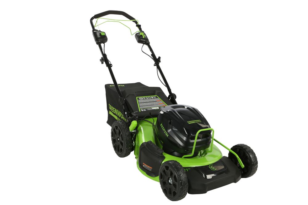Аккумуляторная самоходная газонокосилка Greenworks GC82LM51SP2K5, 2515907UB.82v, 51 см, АКБ 5 А·ч и ЗУ