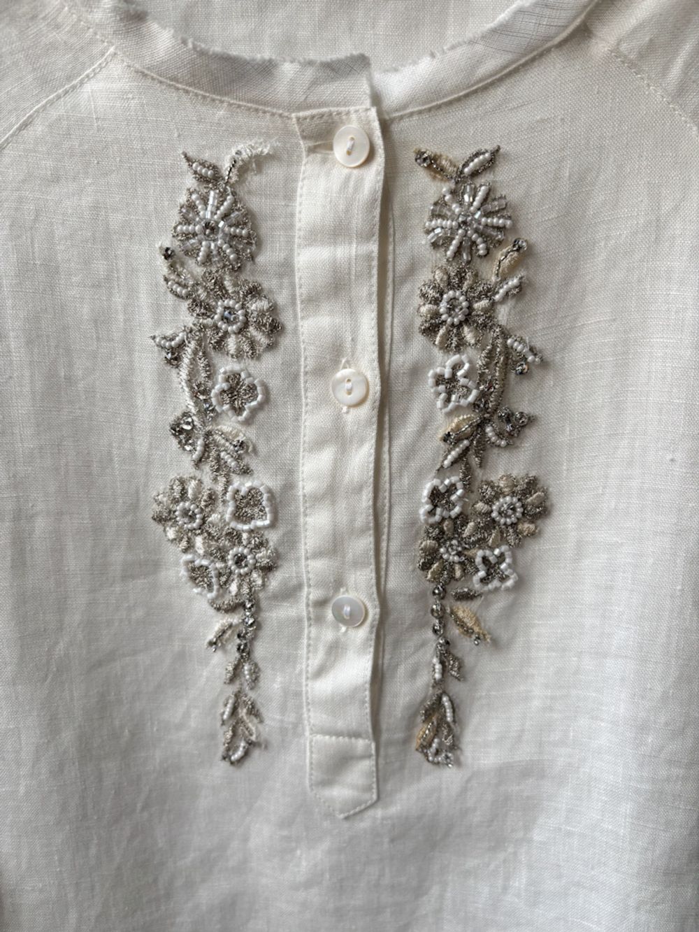 Льняная блузка Ermanno Scervino, 128