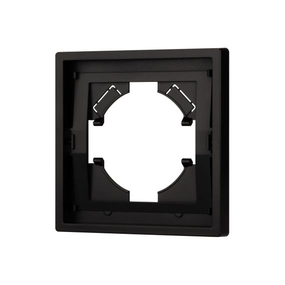 Рамка пластиковая FRM-TENDO-PL-1-BK Arlight 053836