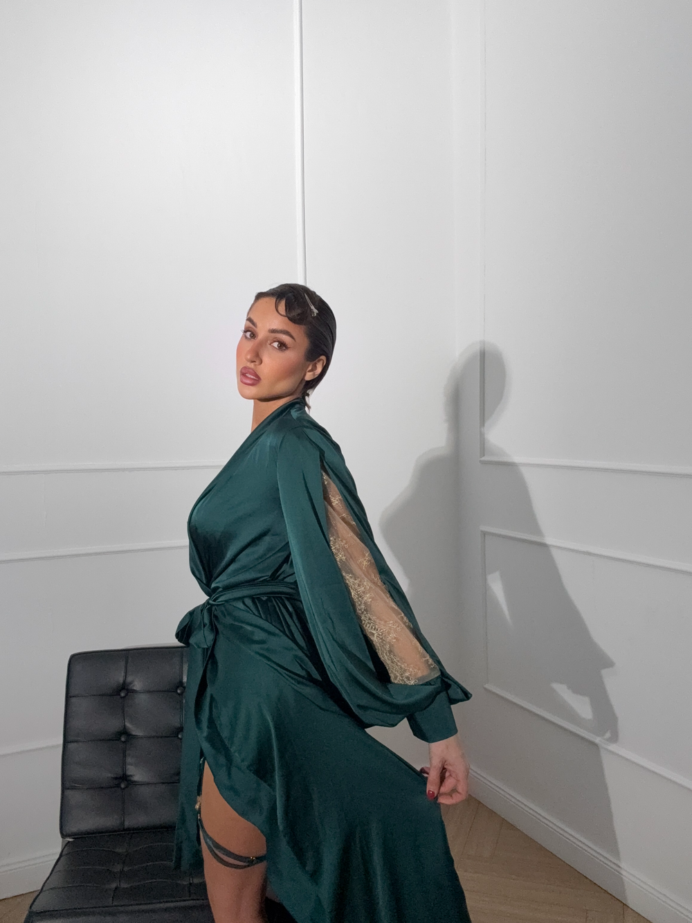 Халат Флоренс в Изумруде