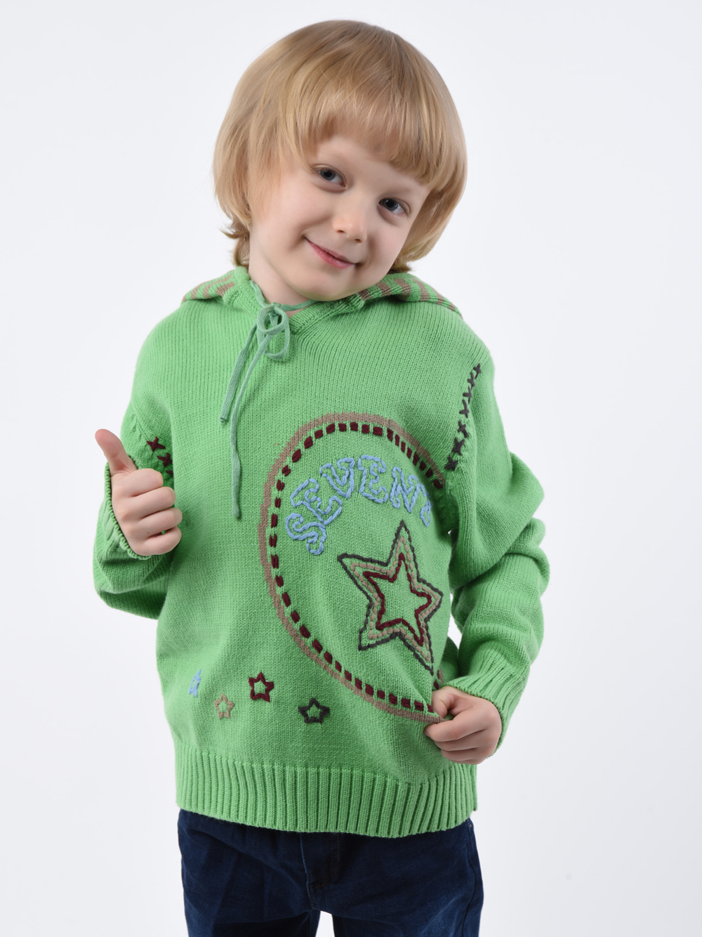 Свитер с капюшоном для мальчика
