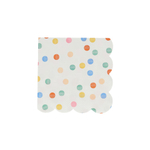 Салфетки маленькие с принтом “Цветные” 8 шт.