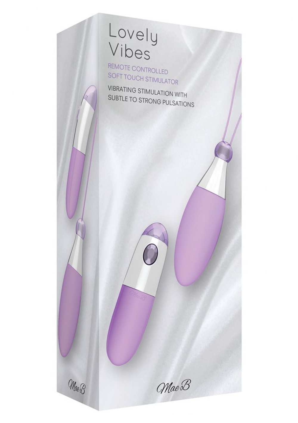 Фиолетовый вибростимулятор Remote Soft Touch Stimulator - 10 см. (Цвет: фиолетовый)