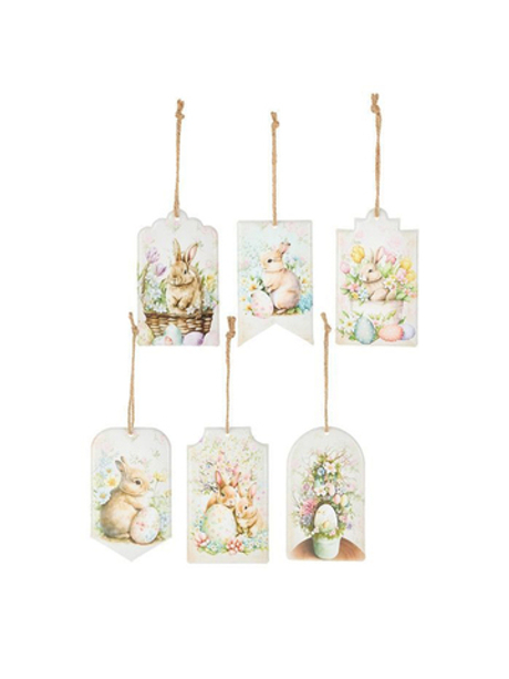 Декор подвесной "Милый кролик" в ассортименте 9x15 см