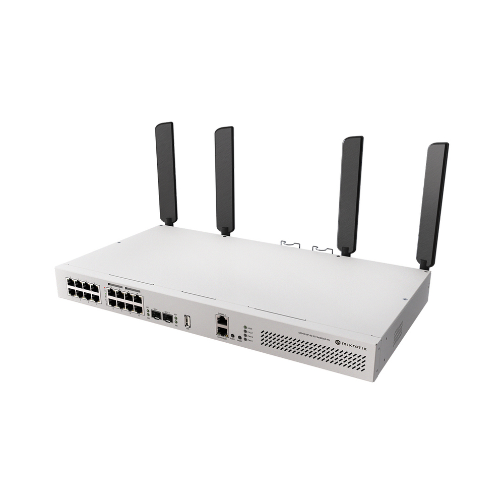 Коммутатор MikroTik CRS418-8P-8G-2S+5axQ2axQ-RM