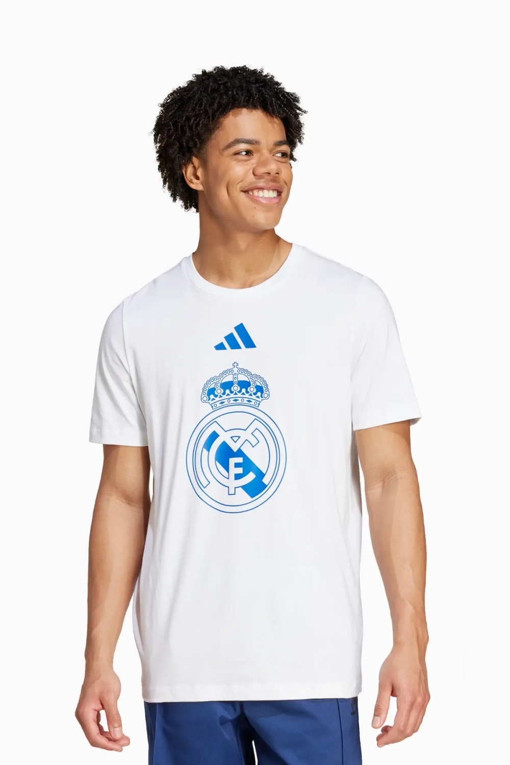 Футболка adidas Real Madrid 24/25 DNA Graphic Tee - белый