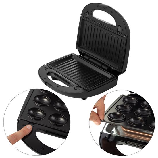 Электроприбор для выпечки и гриля Мультипекарь 5 в 1 Kamille KM 6723