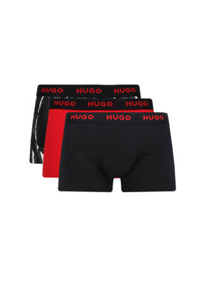 Трусики-боксеры 3шт. Hugo Bodywear - красный(50480170)
