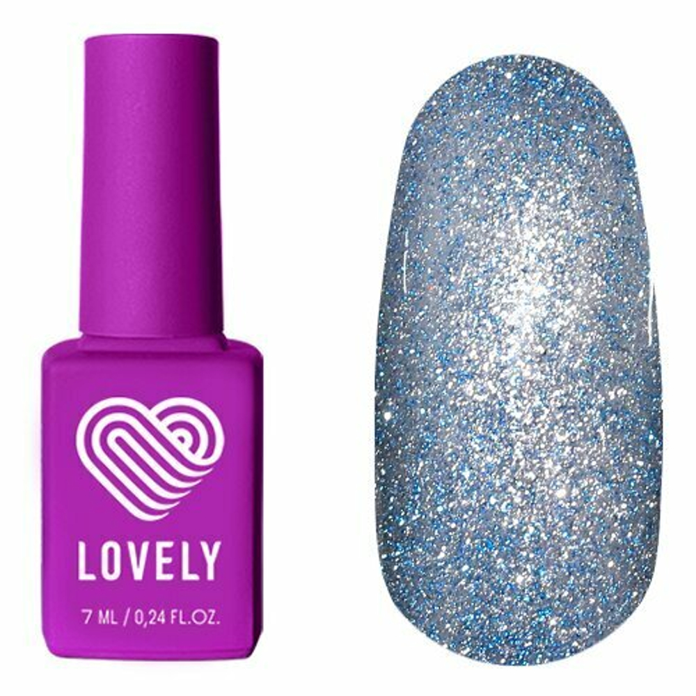 Гель-лак Lovely кошка светоотражающая, коллекция "Illumination" IL02, 7 ml