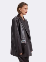 Жакет оверсайз из экокожи OLA OLA