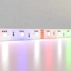 Светодиодная лента 24В 5050 14,4Вт/м Цветная (RGB) + 6000K 5м IP20 Led Strip 10178